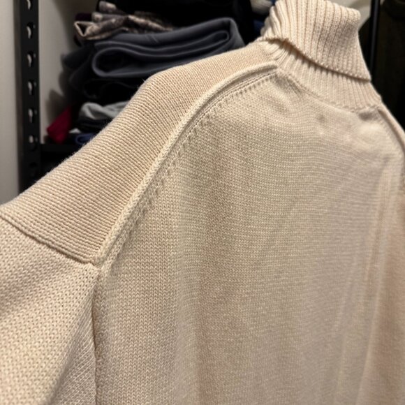 Part Two Cream Turtleneck Sweater | Size XL | Cotton & Cashmere Blend | EUC - Picture 2 of 8